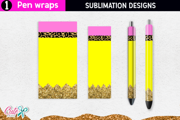 Download Leopard Pen Wraps Sublimation Designs - Sublimation Collection