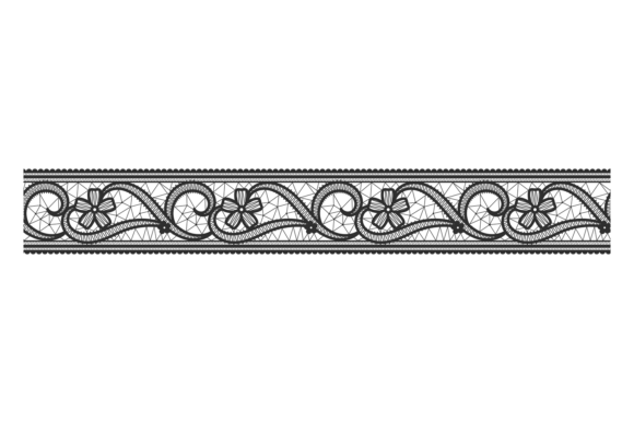 Download Floral Lace Decorative Horizontal Patter - Horizontal Collection