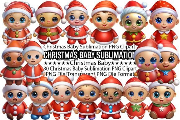 Download Christmas Baby Sublimation Bundle - Sublimation Collection