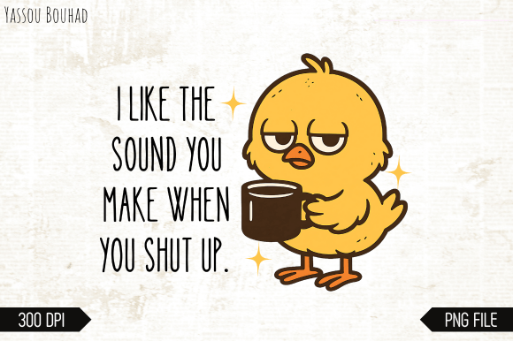 Download Funny Sarcastic Baby Chick Sublimation - Sublimation Collection