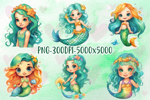 Download Mermaid Sublimation Bundle - Sublimation Collection