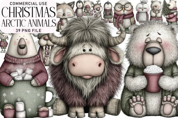Download Arctic Animals Sublimation Bundle - Sublimation Collection