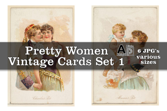 Download Women with Household Pets Cards Set No 1 - Card Collection