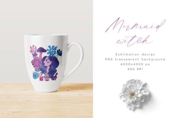 Download Magical Mermaid Sublimation Design - Sublimation Collection