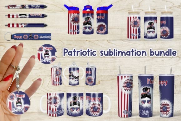 Download Patriotic Sublimation Design Bundle - Sublimation Collection