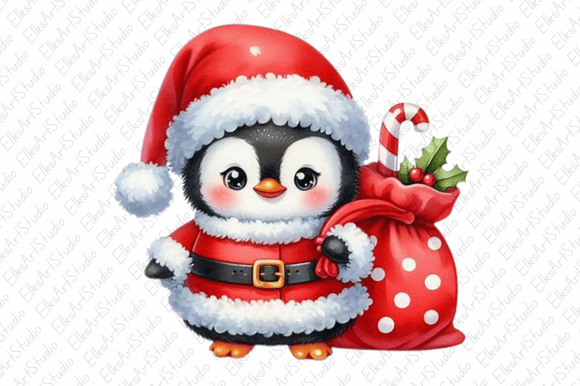 Download Christmas Penguin Clipart Sublimation - Sublimation Collection