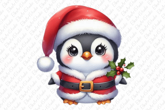 Download Christmas Penguin Clipart Sublimation - Sublimation Collection