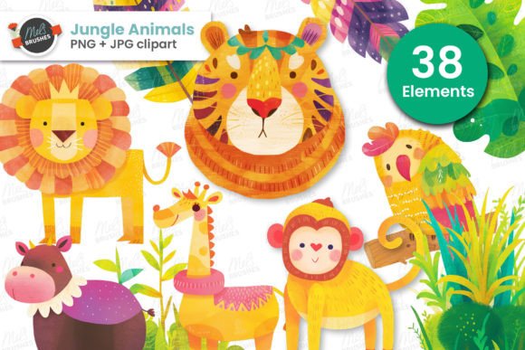 Download Jungle Animals Clipart - Jungle animals clipart Collection
