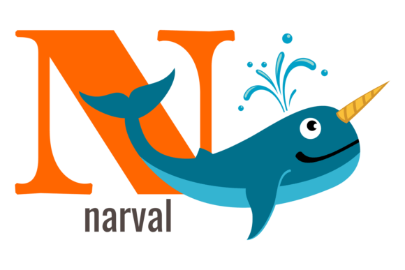 Download N Card. Alphabet Animal. English Vocabul - Card Collection