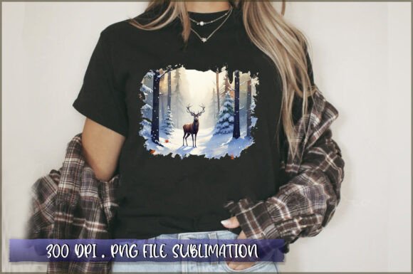 Download Winter Woodland PNG Sublimation - Sublimation Collection