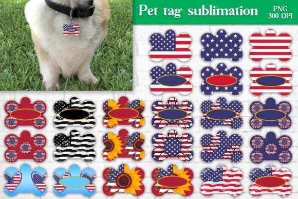 Download Pet Paws Tag Sublimation Design Bundle - Sublimation Collection