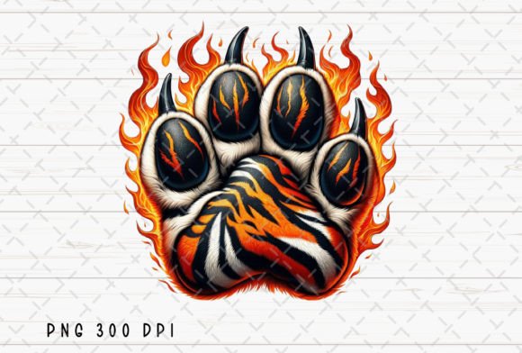Download Tiger Paw Mascot Sublimation PNG - Sublimation Collection