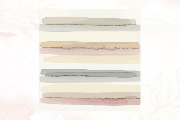 Download Abstract Horizontal Watercolor Stripes - Horizontal Collection