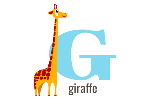 Download G for Giraffe Card. English Vocabulary a - Card Collection