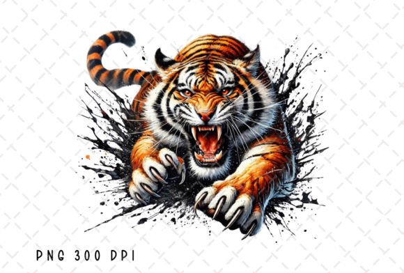 Download Aggressive Angry Tiger Claw Sublimation - Sublimation Collection