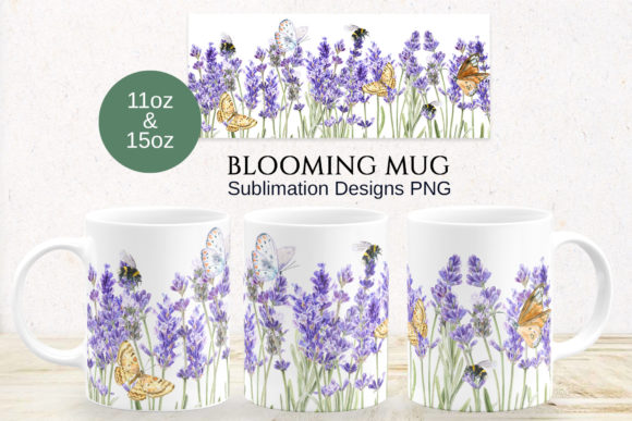 Download Lavender Mug Sublimation Designs - Sublimation Collection