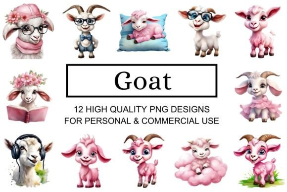 Download Cute Eye-Catching Goat Clipart - Goat Collection