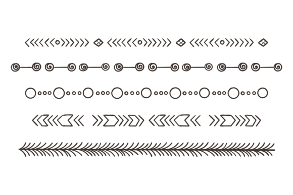 Download Tribal Ornament. Horizontal Boho Pattern - Horizontal Collection