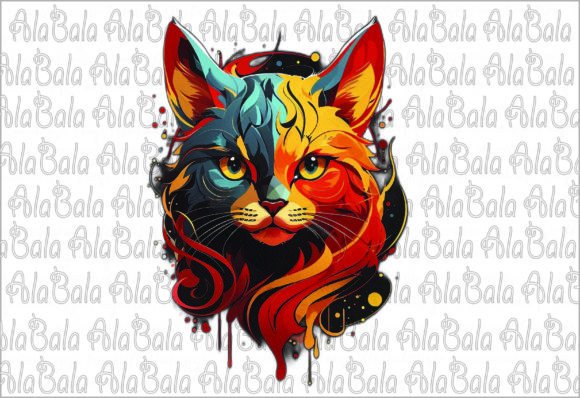 Download Watercolor Cat Png, Sublimation Graphics - Sublimation Collection