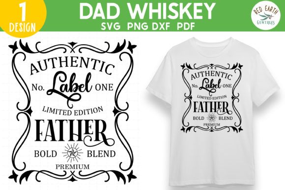 Download Dad Whiskey Label Svg Sublimation Design - Sublimation Collection