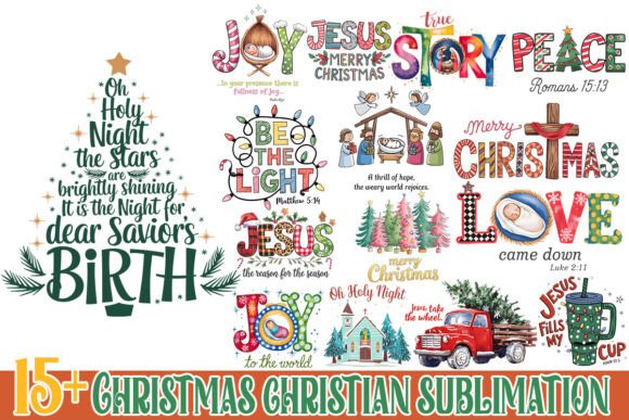 Download Christmas Christian Bundle Sublimation - Sublimation Collection