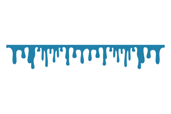 Download Dripping Blue Liquid Paint. Horizontal D - Horizontal Collection