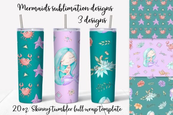 Download Cute Mermaid Sublimation Design. - Sublimation Collection