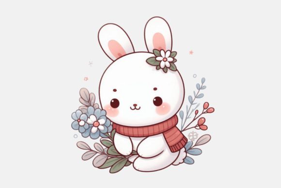 Download Cute Winter Rabbit PNG Sublimation - Sublimation Collection