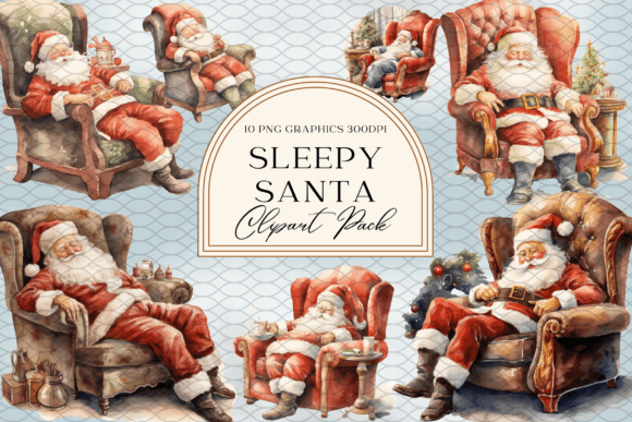 Download Sleepy Santa Sublimation Graphics - Sublimation Collection